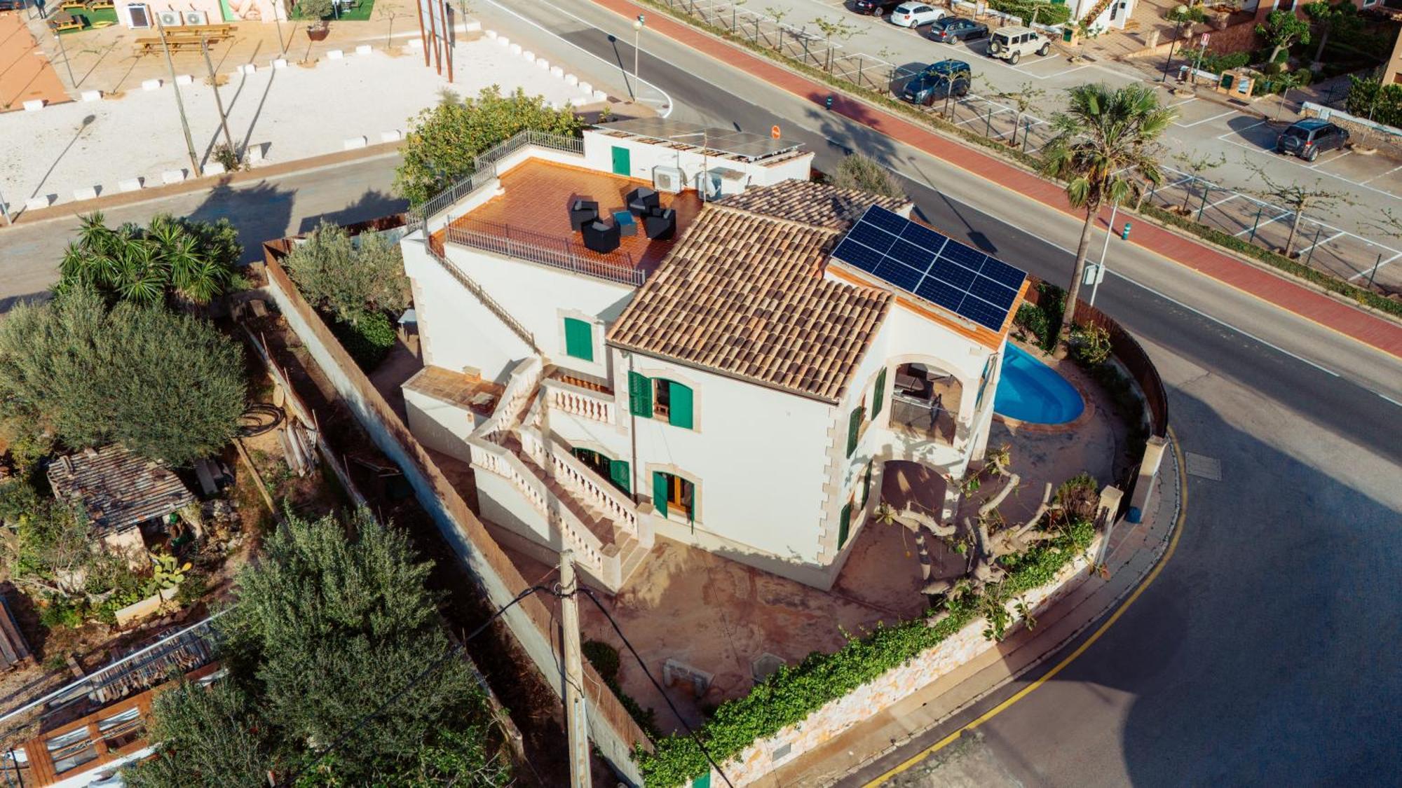 Mallorca Finca Haus Mit Pool Direkt Am Meer Es Trenc, Bootstour Moeglich Sa Ràpita Exterior foto
